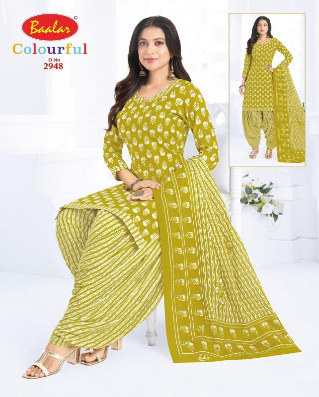 Baalar colourful vol-29 kalamkari dress material wholesale bangalore
